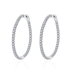 Simple Diamond Earrings