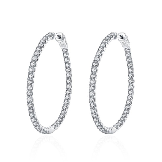 Simple Diamond Earrings