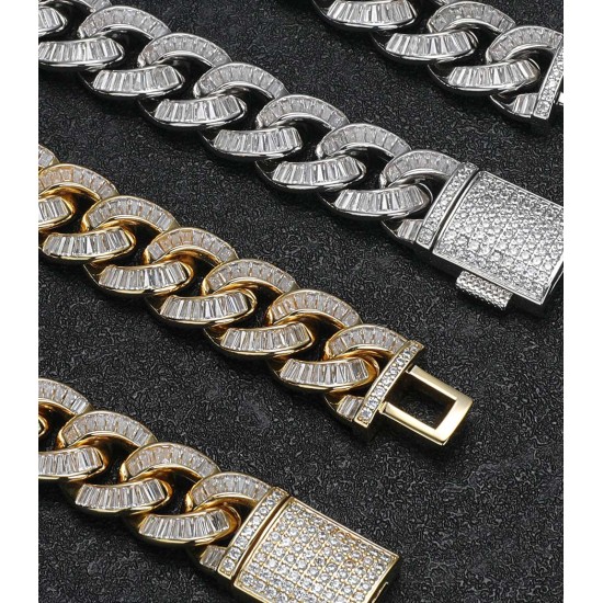  hiphop iced out jewelry necklace for man