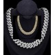 Hot Pick 20mm Hiphop Jewelry Iced Out Cuban Necklace