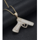 New arrivals hiphop  gun pendant