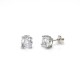 round diamond earrings