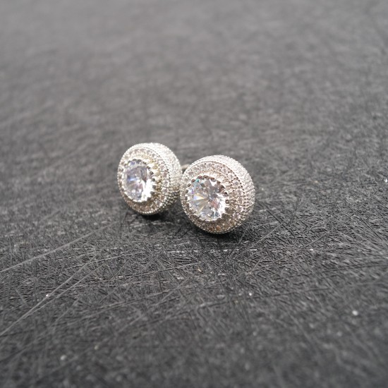 Premium full diamond earrings