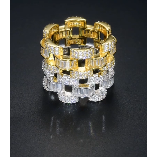 gold plated fashion jewelry ring