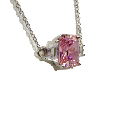 Pink Zircon Necklace