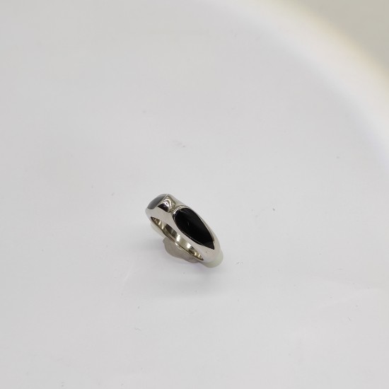 Black Irregular Ring