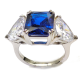 Blue Square Ring